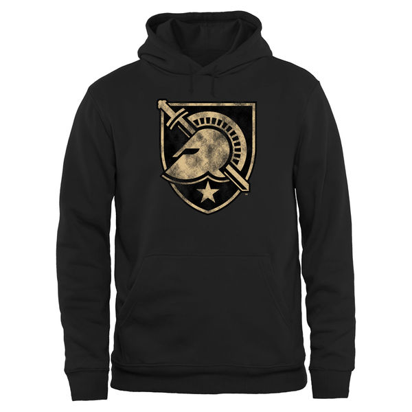 Men NCAA Army Black Knights Big Tall Classic Primary Pullover Hoodie Black